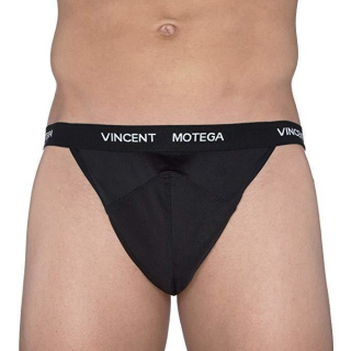 Vincent Motega Herren Tanga schwarz VM038 XL