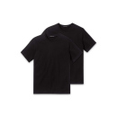 Schiesser Herren 2PACK T-shirt schwarz