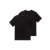 Schiesser Herren 2PACK T-shirt schwarz