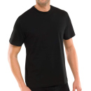 Schiesser Herren 2PACK T-shirt schwarz