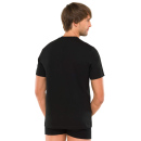 Schiesser Herren 2PACK T-shirt schwarz