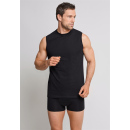 Schiesser Herren 2PACK Shirt 0/0 schwarz