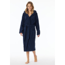 Schiesser Damen Bademantel, 120 cm weiss