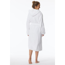 Schiesser Damen Bademantel, 120 cm weiss