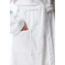 Schiesser Damen Bademantel, 120 cm weiss