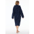 Schiesser Damen Bademantel, 120 cm weiss