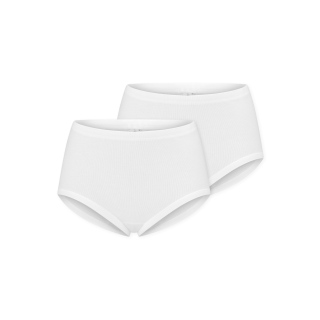Schiesser Damen 2PACK Taillenslip weiss