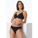Schiesser Damen Slip schwarz