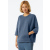 Schiesser Revival Damen Sweater 1/2 - Lena ST blau