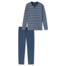 Schiesser Herren Schlafanzug lang jeans Gr. 56