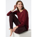 Schiesser Damen Schlafanzug lang ST dunkelblau 054