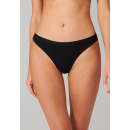 Schiesser Damen String schwarz