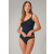 Schiesser Damen String schwarz