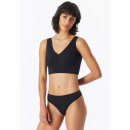 Schiesser Damen Bustier mit Pads schwarz