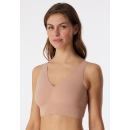 Schiesser Damen Bustier mit Pads schwarz