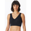 Schiesser Damen Bustier mit Pads schwarz