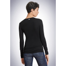 Schiesser Damen Henley 1/1 - Berta schwarz