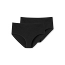 Schiesser Damen 2PACK Midi schwarz