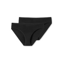 Schiesser Damen 2PACK Tai schwarz