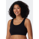 Schiesser Damen 2PACK Bustier schwarz