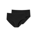 Schiesser Damen 2PACK Midi schwarz