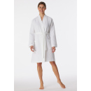 Schiesser Damen Bademantel weiss