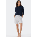 Schiesser Damen Hose kurz grau-mel.