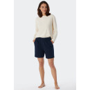 Schiesser Damen Hose kurz grau-mel.