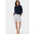 Schiesser Damen Hose kurz grau-mel.