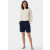 Schiesser Damen Hose kurz grau-mel.