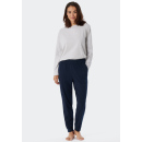 Schiesser Damen Hose lang grau-mel.