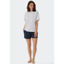 Schiesser Damen T-Shirt grau-mel.
