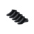 Schiesser Damen 5 Pack Damensneaker schwarz