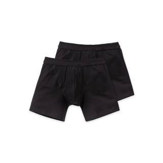 Schiesser Herren 2PACK Shorts schwarz