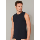 Schiesser Herren Tank Top Rundhals blauschwarz