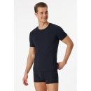 Schiesser Herren T-shirt Rundhals blauschwarz