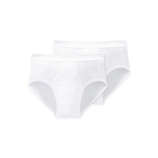 Schiesser Herren 2PACK Sportslip weiss