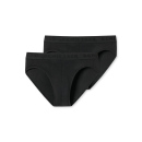Schiesser Schueler Jungen 2PACK Slips schwarz