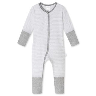 Schiesser Babys Unisex Baby Anzug mit Vario grau-mel. 092