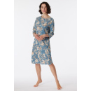 Schiesser Damen Nachthemd 3/4 Arm 100cm multicolor 4
