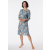 Schiesser Damen Nachthemd 3/4 Arm 100cm multicolor 4