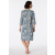 Schiesser Damen Nachthemd 3/4 Arm 100cm multicolor 4
