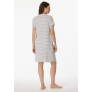 Schiesser Damen Nachthemd kurzarm, 95 cm silbergrau-mel.