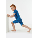 Schiesser Kleinkinder Jungen Schlafanzug kurz blau