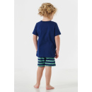 Schiesser Kleinkinder Jungen Schlafanzug kurz dunkelblau