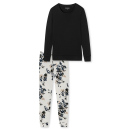 Schiesser Damen Schlafanzug lang ST blau 038