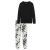 Schiesser Damen Schlafanzug lang ST blau 038