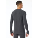 Schiesser Herren Langarmshirt Rundhals grau-mel.