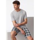 Schiesser Herren T-Shirt Rundhals grau-mel.