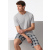 Schiesser Herren T-Shirt Rundhals grau-mel.